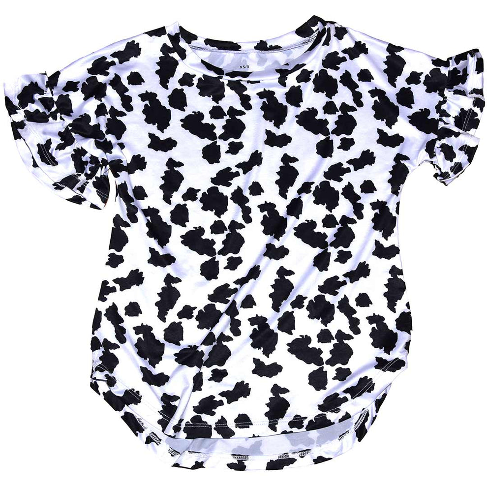 Cowgirl Hardware Toddler Girls' Cow Print T-Shirt