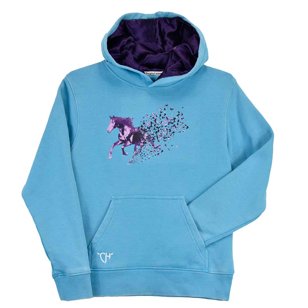 Cowgirl Hardware Toddler Girls' Horse Graphic Hoodie