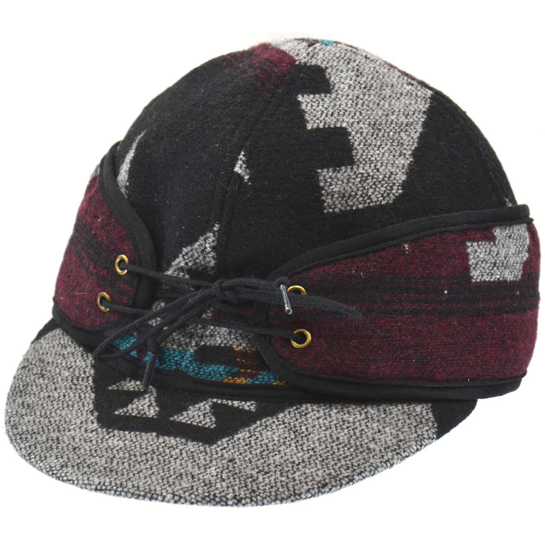 Crown Cap Women's Aztec Wool Blend Railroad Hat