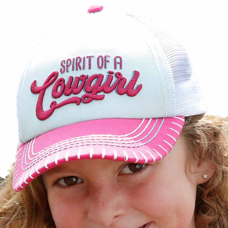 Cruel Denim Girl's Spirit of a Cowgirl Snap Back Cap