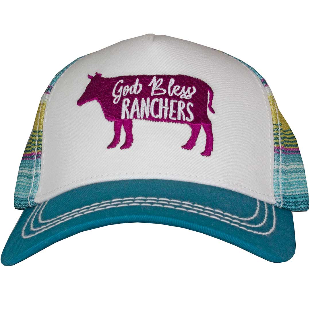 Cruel Denim Women's God Bless Ranchers Snap Back Cap