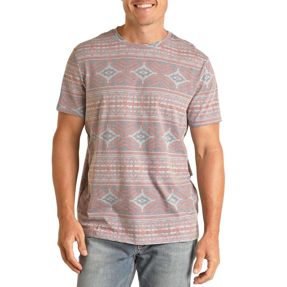 Dale Brisby Men's Aztec Print T-Shirt