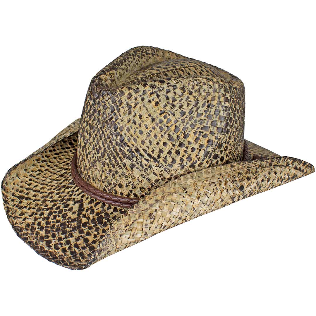 Dorfman Pacific Co. Pinch Front Straw Cowboy Hat