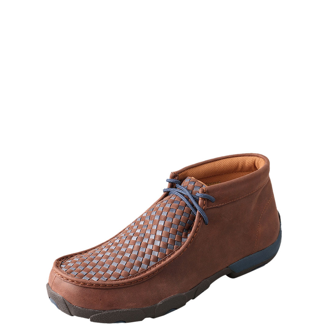 Twisted X Men's Checkered Chukka Driving Moc Shoes