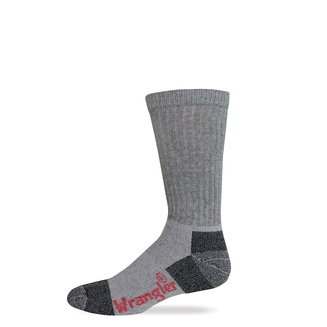Lot de 2 paires de chaussettes de travail en coton à bout en acier Wrangler