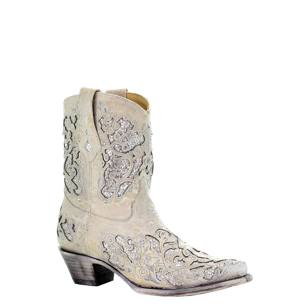 Corral Women's Mariah Shortie Western Wedding Cowgirl Boots
