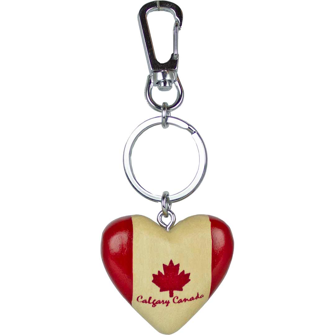 Eagle Ridge Trading Heart Canada Flag Keychain