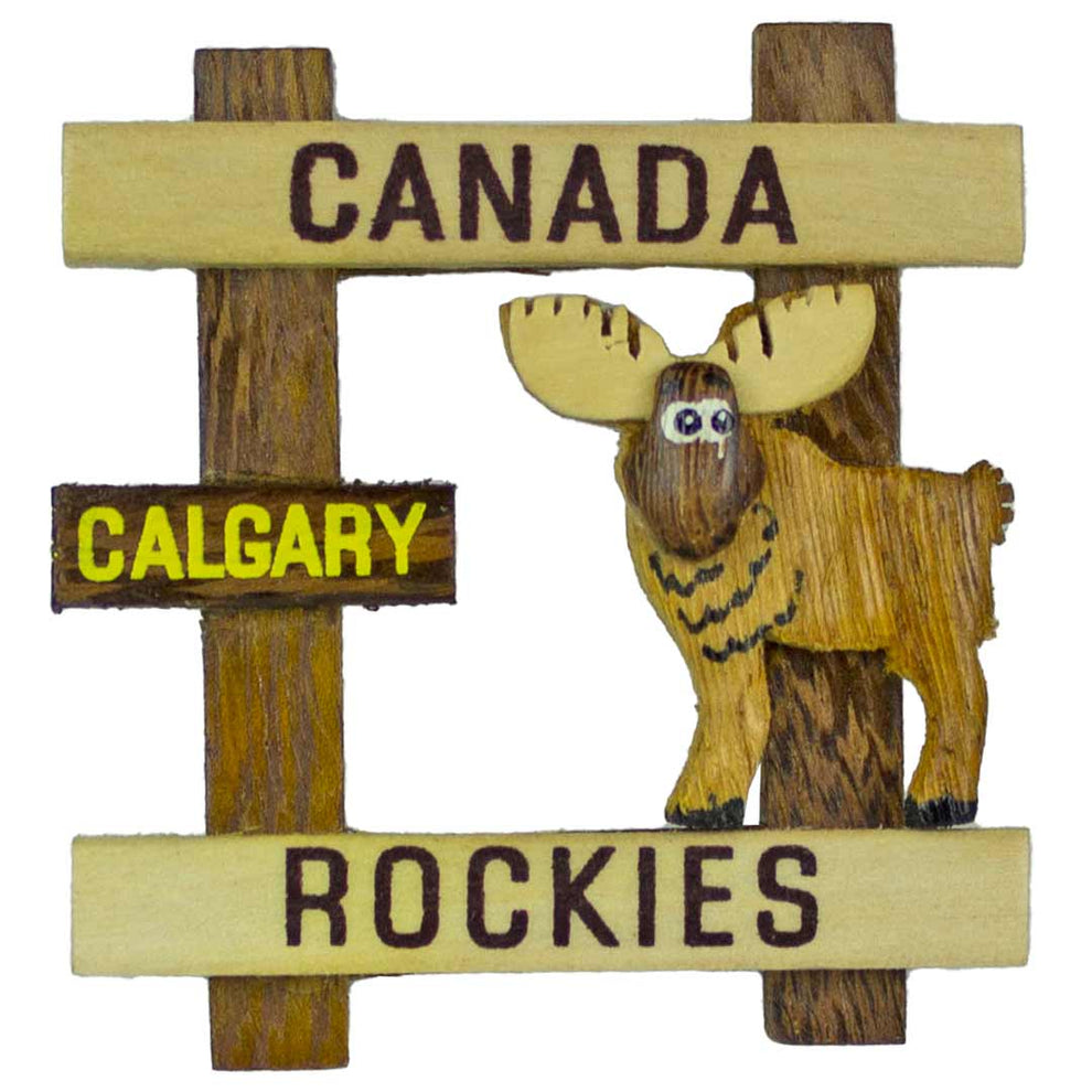 Eagle Ridge Trading Moose Canada Rockies Magnet