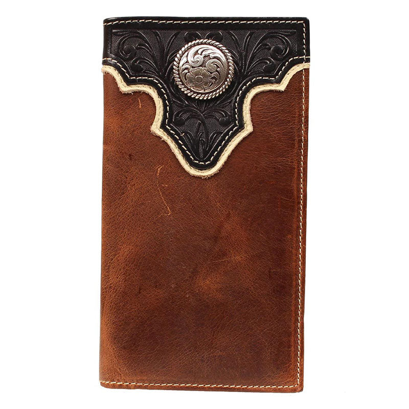 Portefeuille de rodéo Ariat Tooled Overlay pour homme