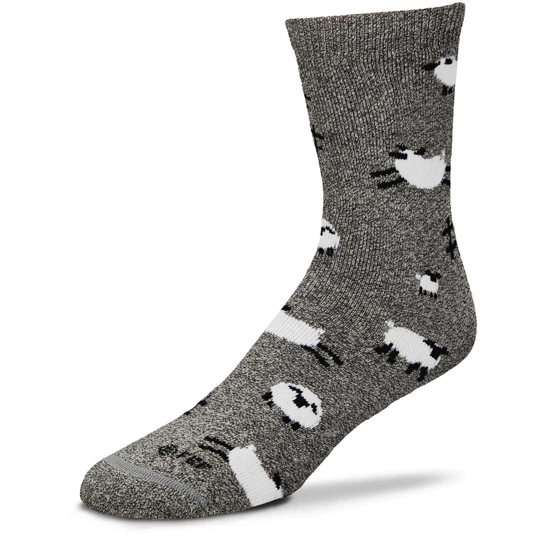 For Bare Feet Unisex Sheep Pattern Crew Socks