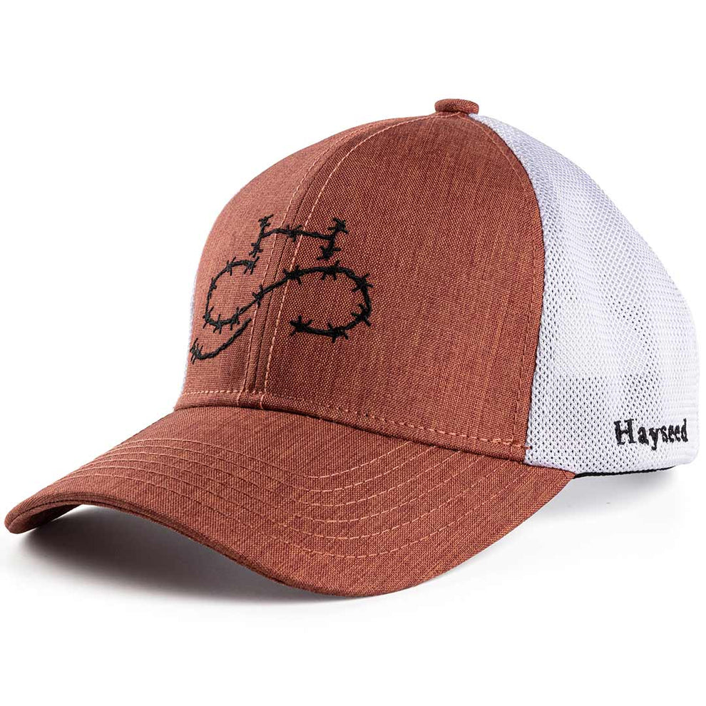 Hayseed Men's Barbed Wire Logo Snap Back Cap