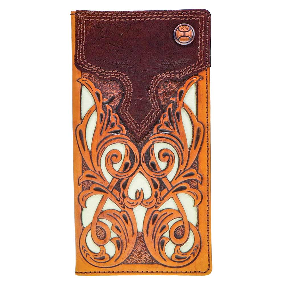 Hooey Brands Men's Top Notch Tooled Rodeo Wallet