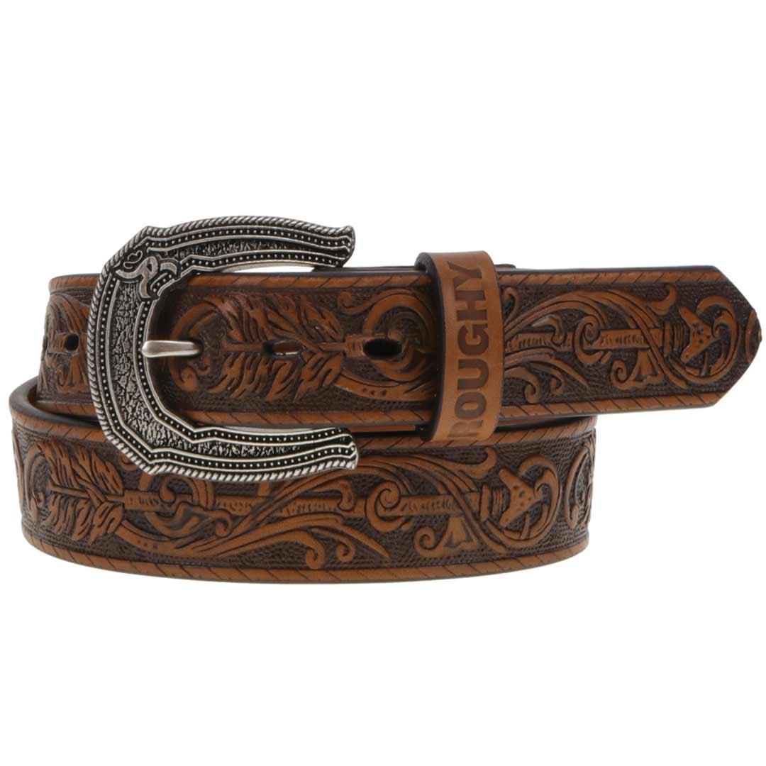 Hooey Brands Roughy Men's Tooled Leather Belt