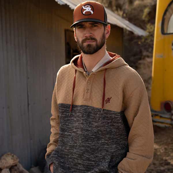 Hooey Men's Jimmy Quilted Hoodie