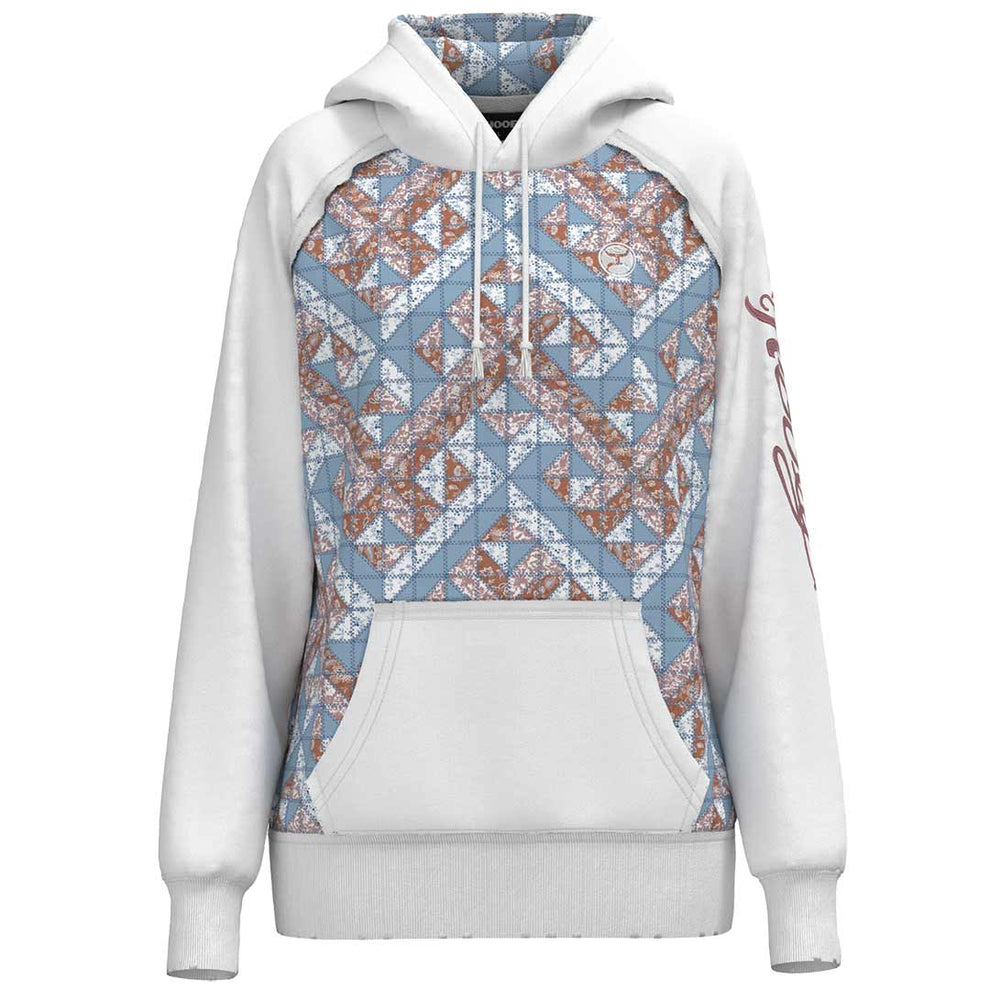 Hooey Women's Chaparral Quilted Print Hoodie