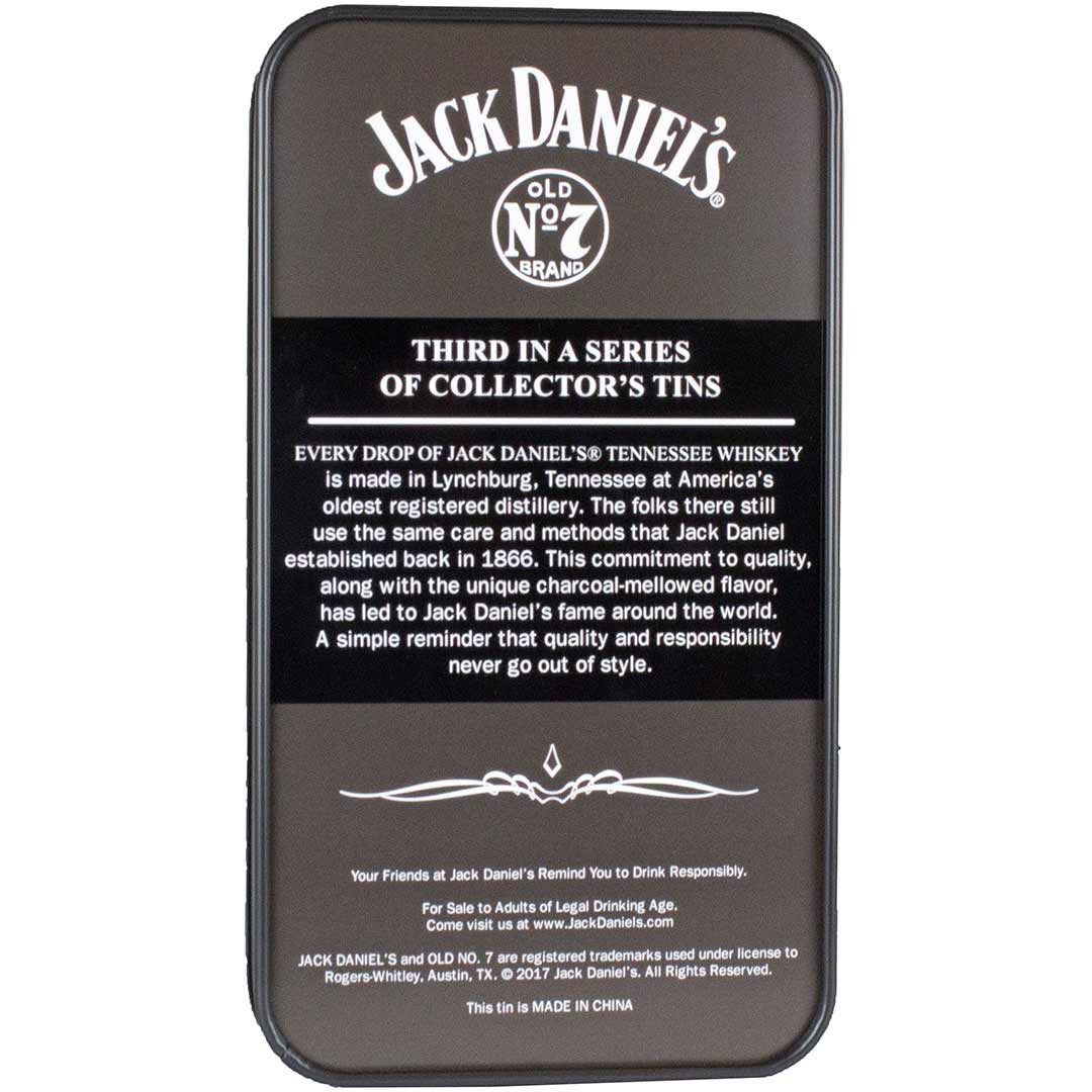Jack Daniel's Men's Distressed Front Pocket Bifold Wallet