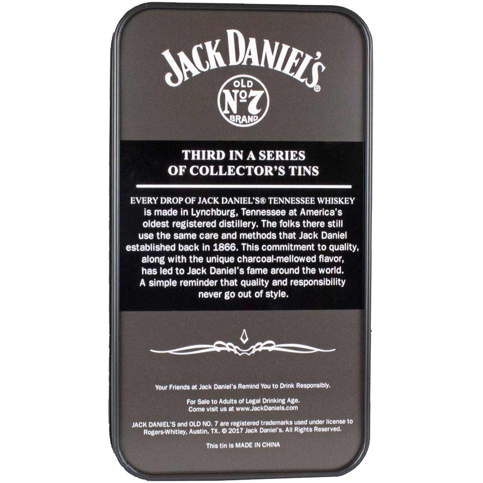Jack Daniel's Men's Distressed Front Pocket Bifold Wallet