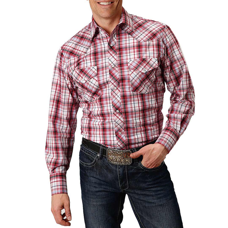 Roper Men's Plaid Snap Shirt