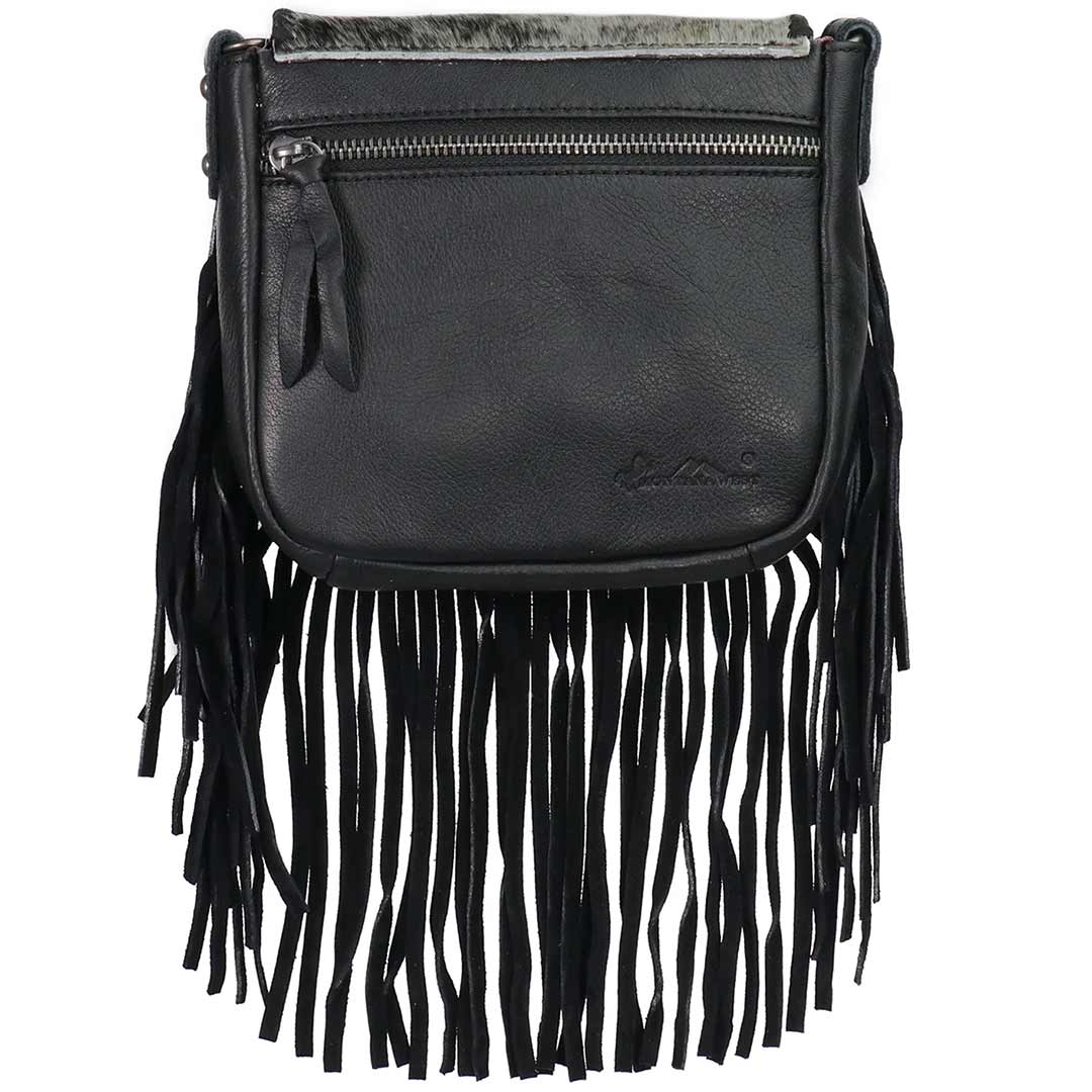 Montana West 100% Real Leather Hair-On Crossbody