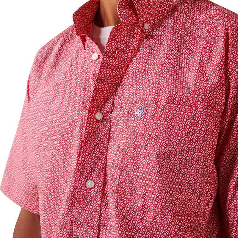 Ariat Men's Iain Fitted Short Sleeve Button-Down Shirt