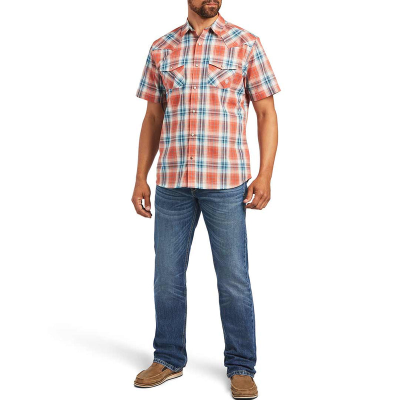 Ariat Men's Hawk Retro Fit Short Sleeve Snap Shirt