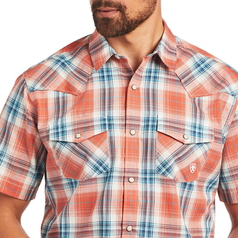 Ariat Men's Hawk Retro Fit Short Sleeve Snap Shirt