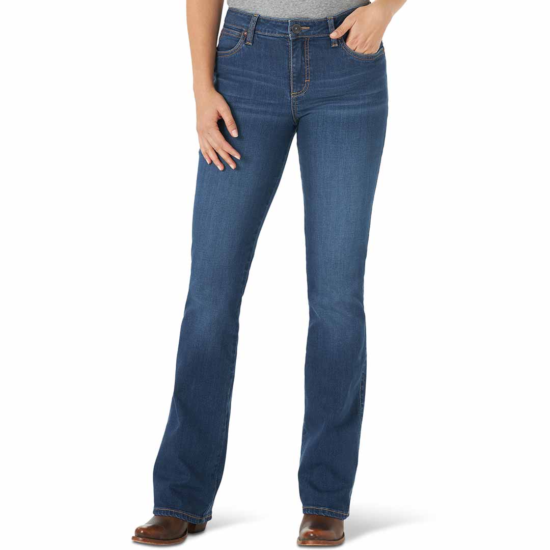 Wrangler Women's Aura Instantly Slimming Straight Leg Jeans