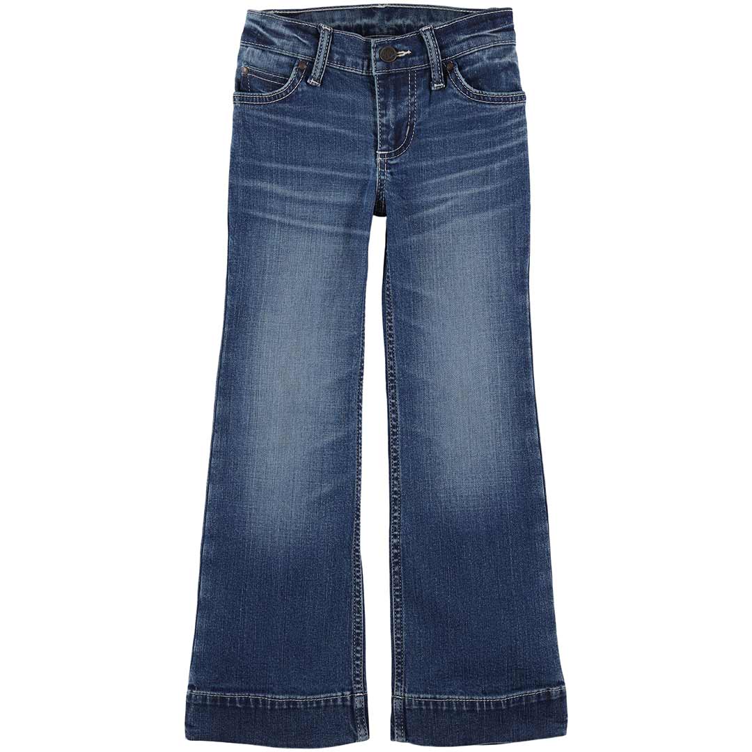 Wrangler Girls' Wide Leg Trouser Jeans
