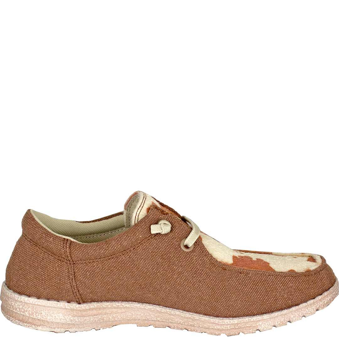 Roper Women's Hair-On-Hide Slip-On Shoes