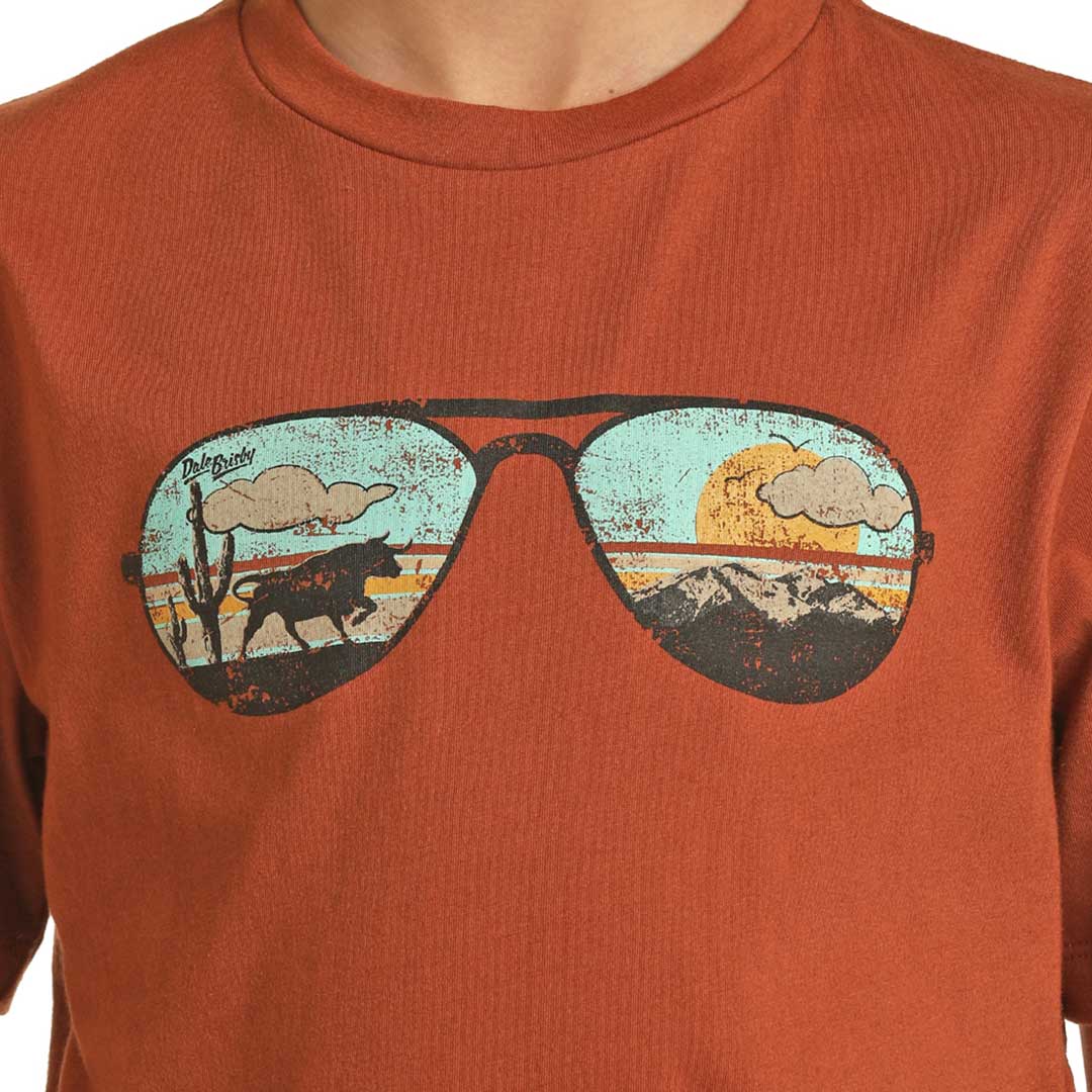 Rock & Roll Cowboy Boy's Shades Graphic T-Shirt