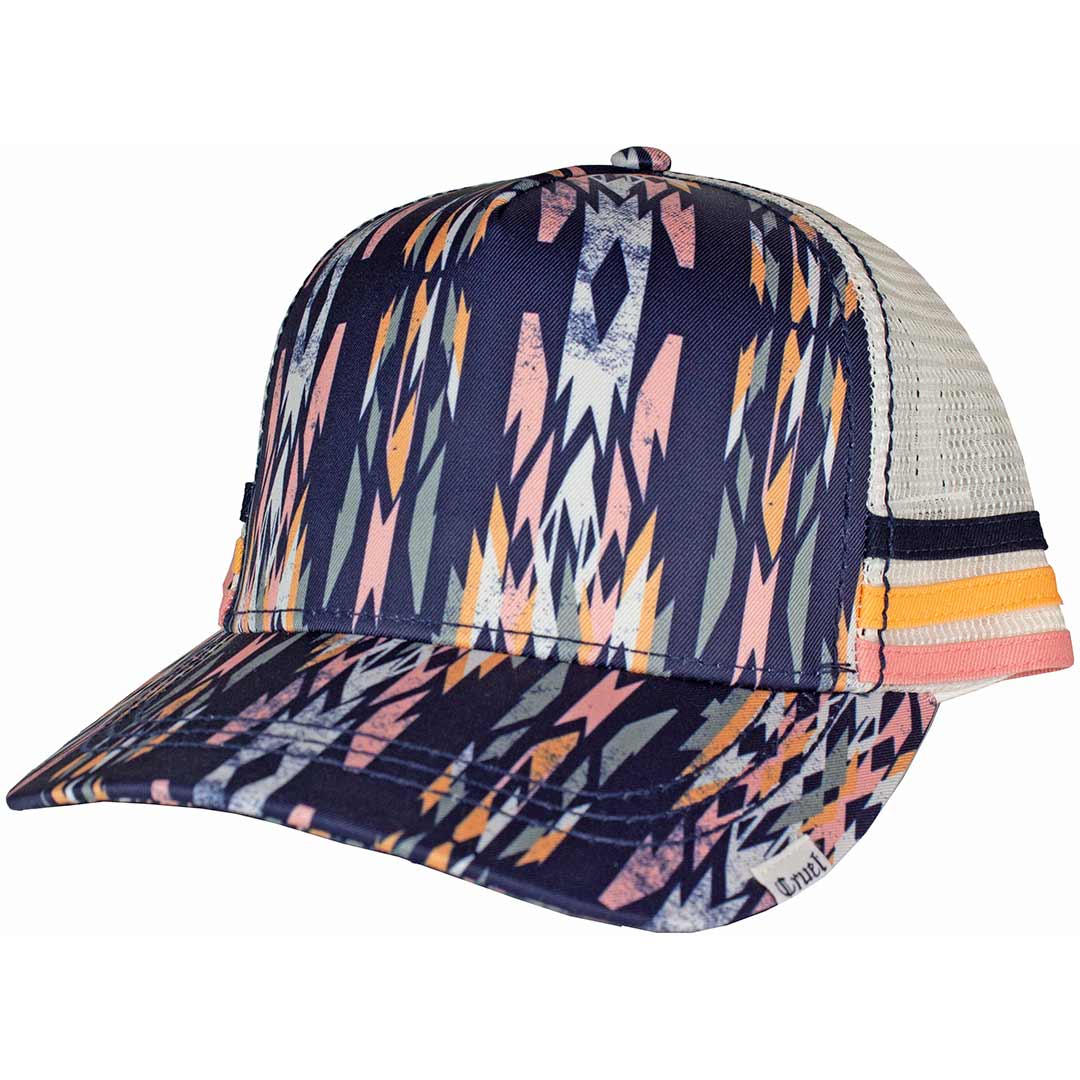 Cruel Denim Women's Aztec Trucker Snap Back Cap
