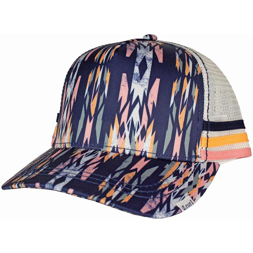 Cruel Denim Women's Aztec Trucker Snap Back Cap