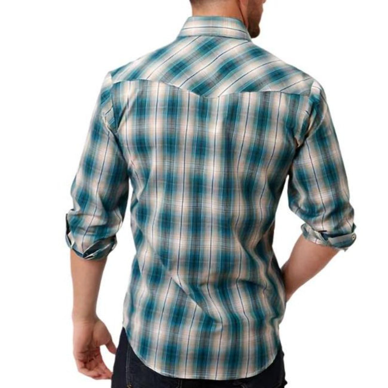 Roper Men's Classic Plaid Snap Shirt