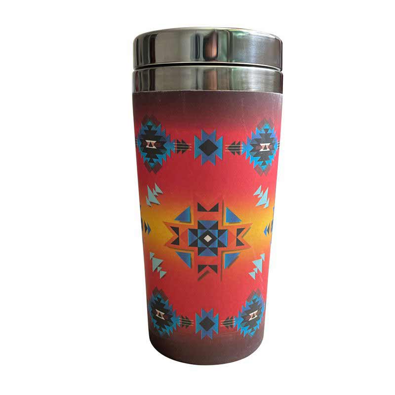 Canadian Distributors Aztec Pattern Travel Mug