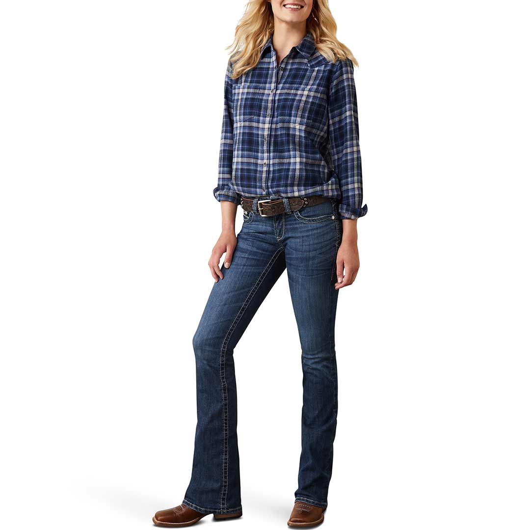 Ariat Women's R.E.A.L. Mid Rise Miriam Bootcut Jeans