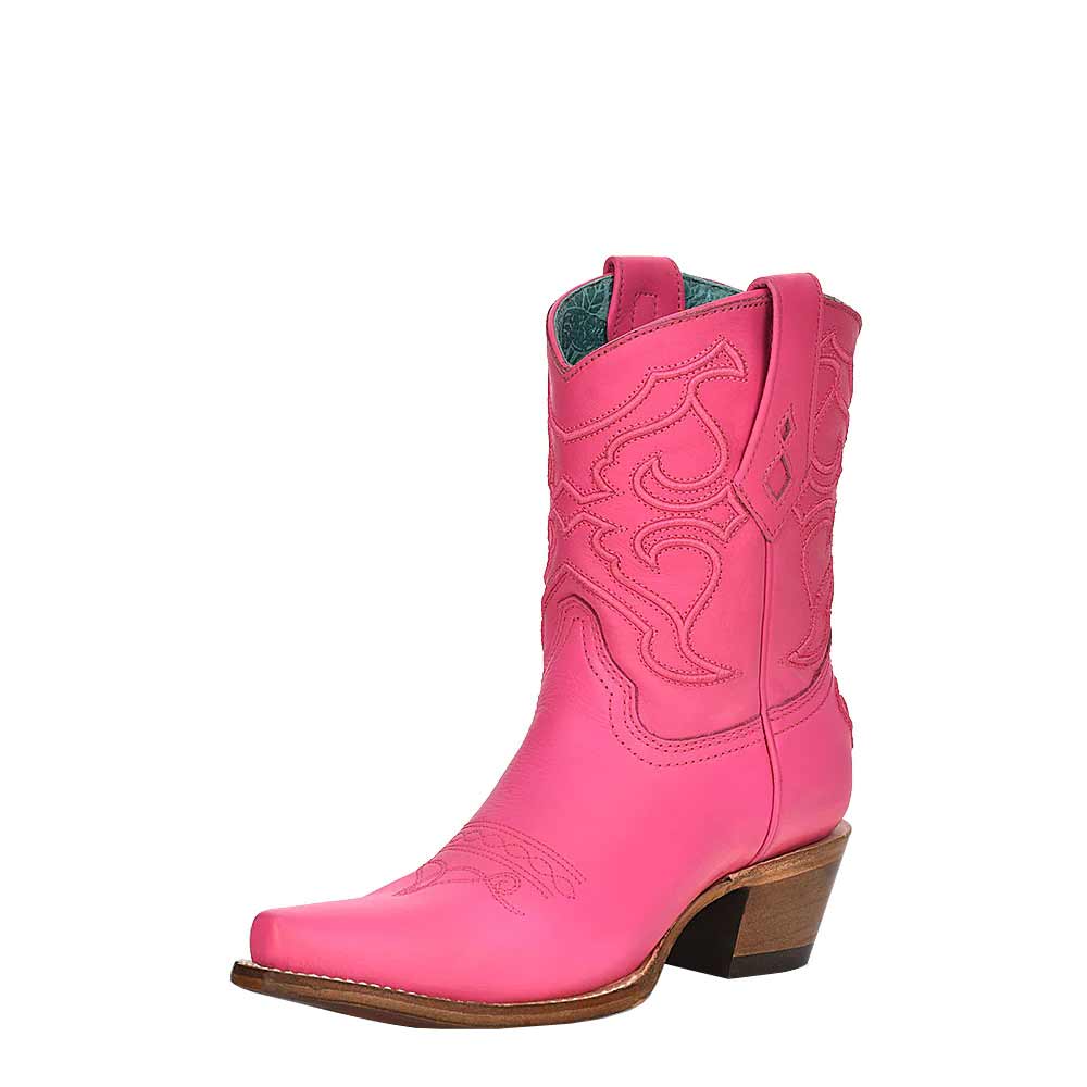 Pink top corral boots