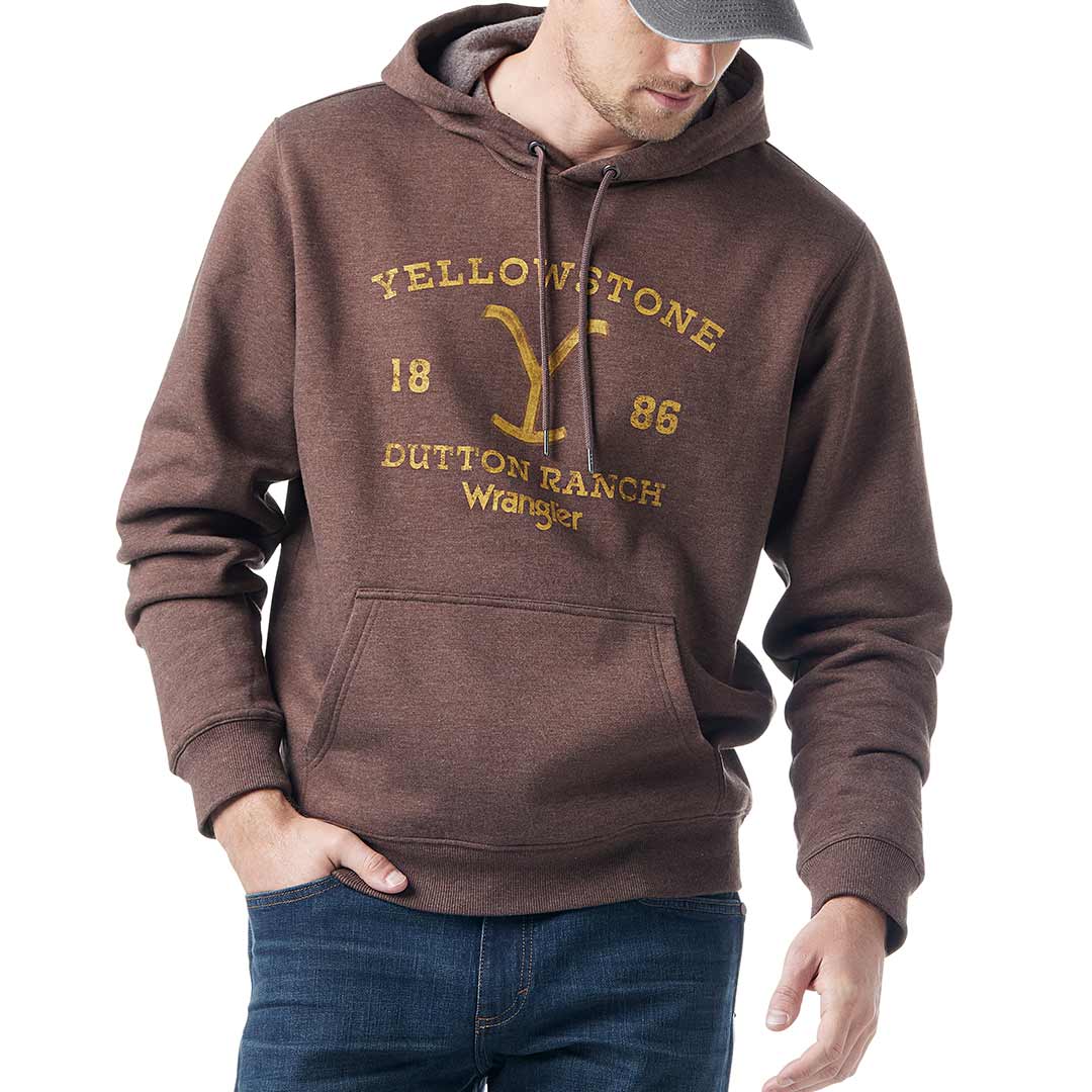 Wrangler X Yellowstone Men's  Dutton Ranch 1886 Hoodie