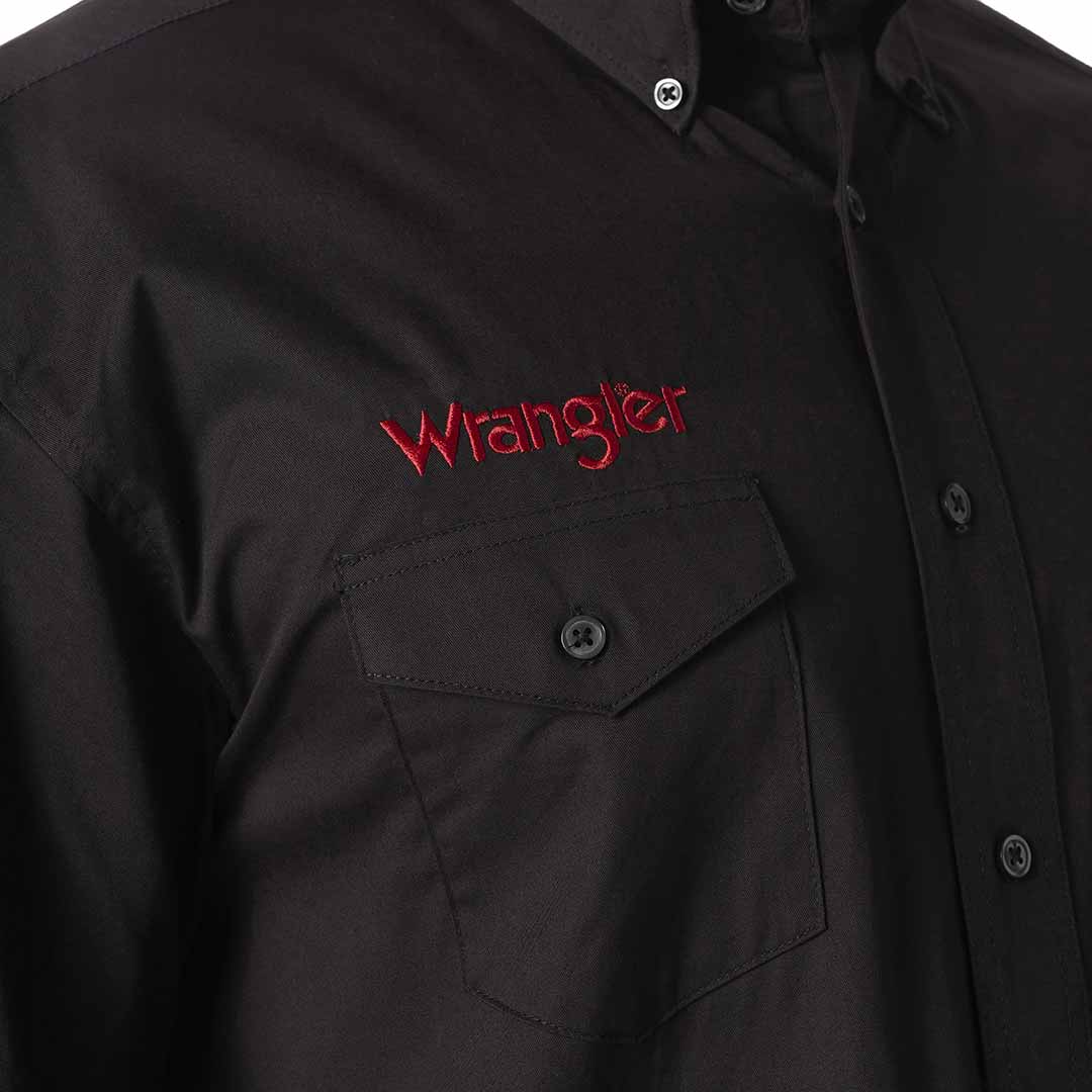 Wrangler Men's Logo Button Down Shirt