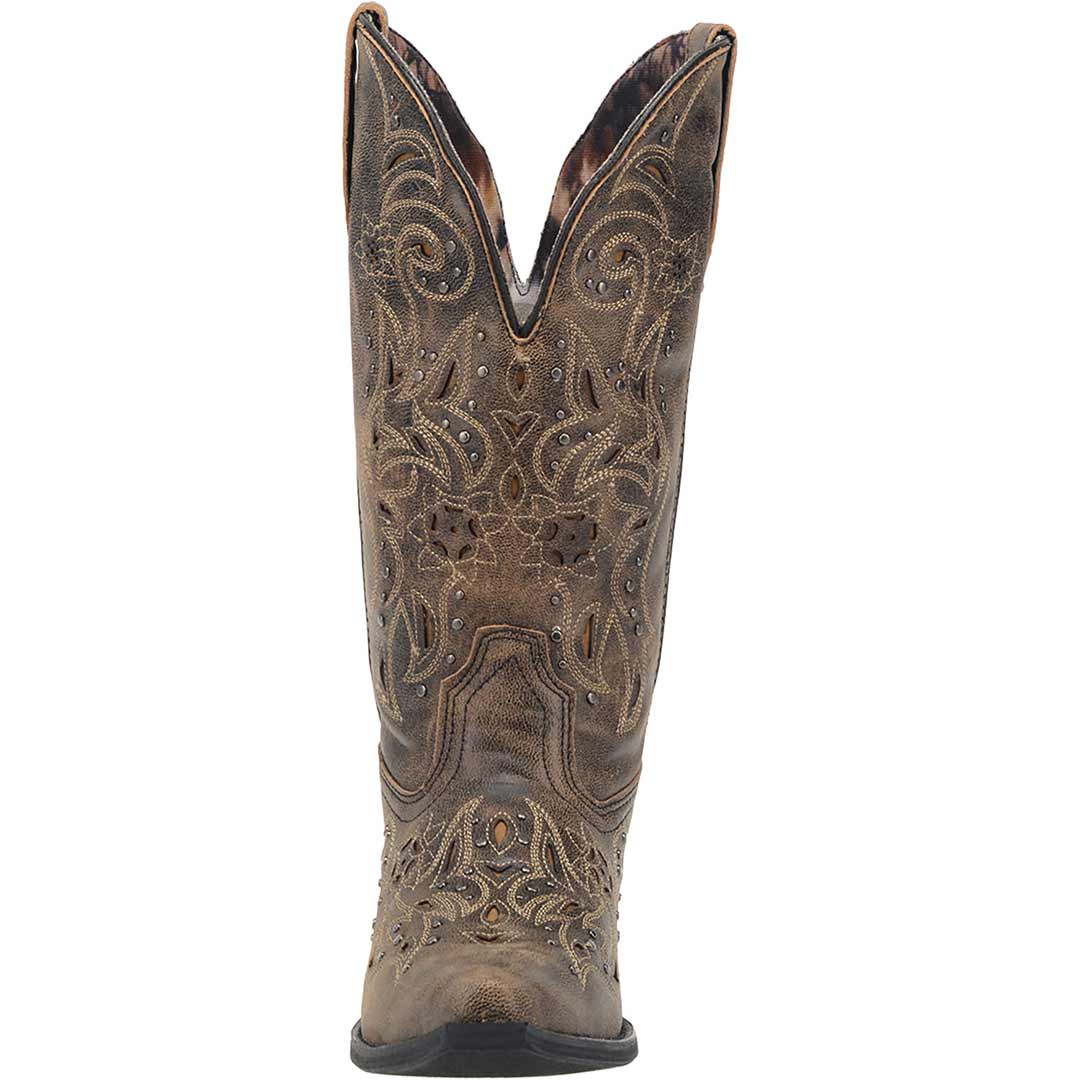 Laredo Women's Vanessa Wide Calf Leather Cowgirl Boots