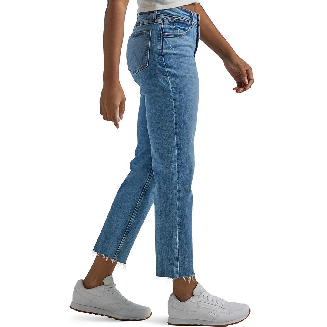 Straight leg cropped jeans womens hotsell