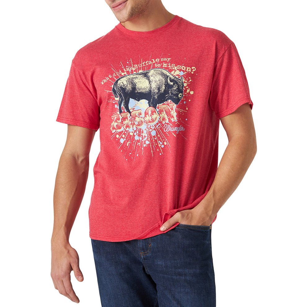 Wrangler Men's Buffalo Graphic T-shirt