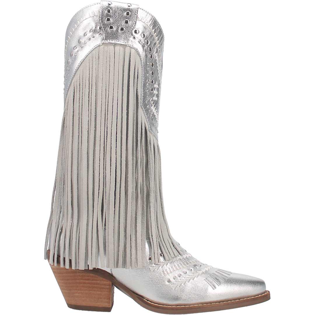 Dingo Women's Gypsy Metallic Leather Cowgirl Boots