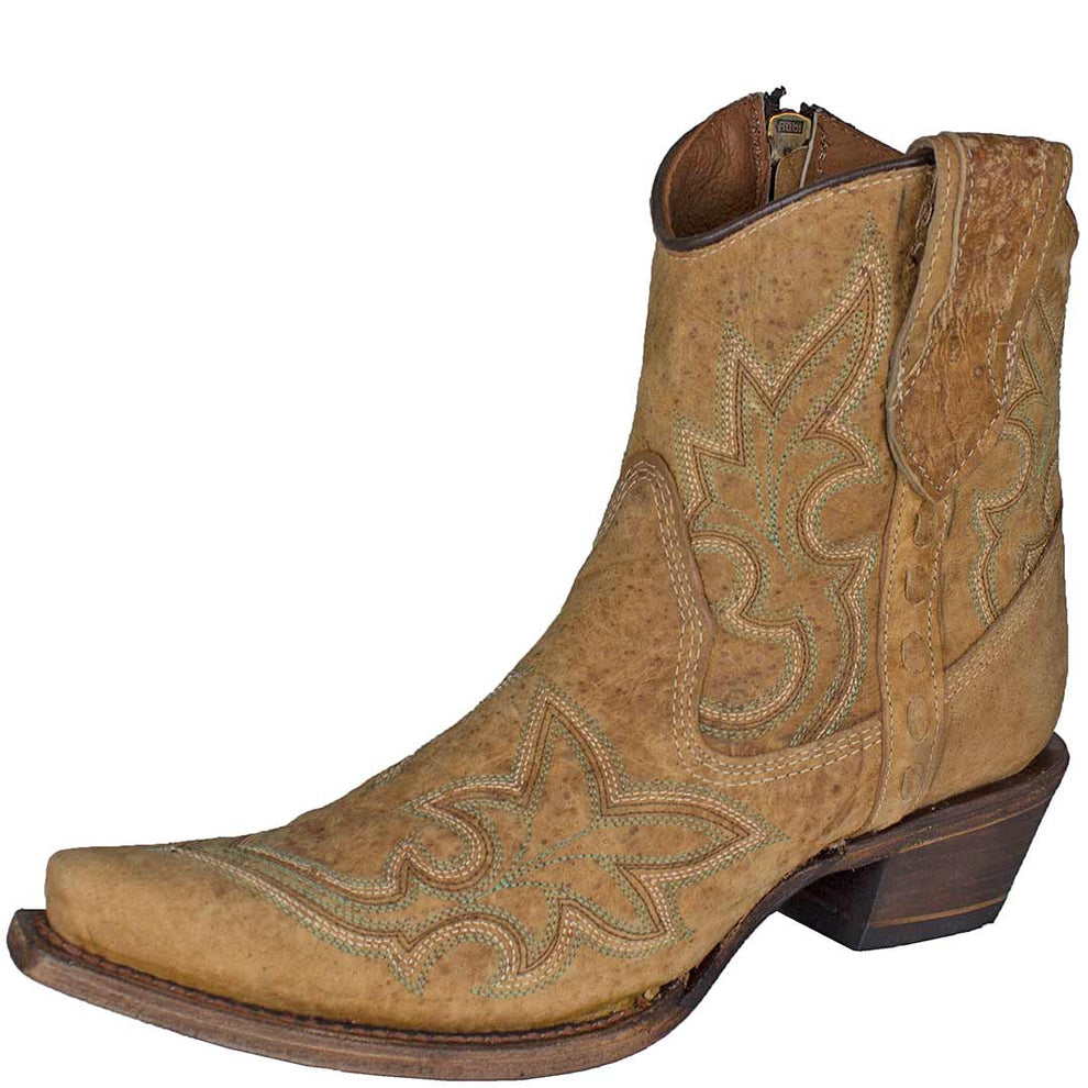 Circle G Women's Embroidered Ankle Cowgirl Boots