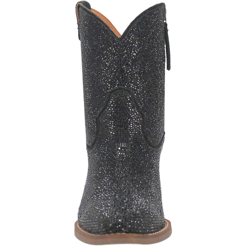 Dingo Women's Rhinestone Cowgirl Leather Cowgirl Booties