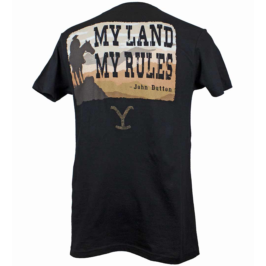Changes Canada Men's Yellowstone Rules Graphic T-Shirt