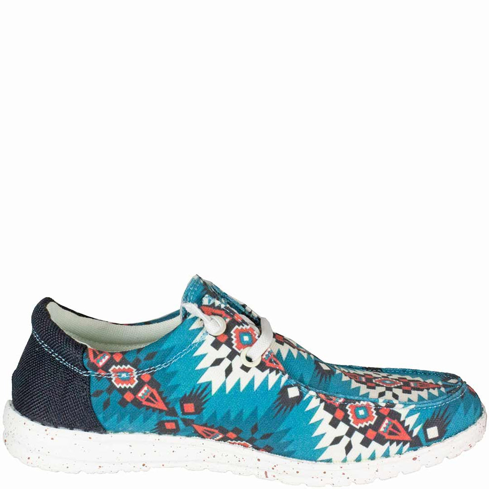 Roper Women's Aztec Canvas Slip-On Shoes