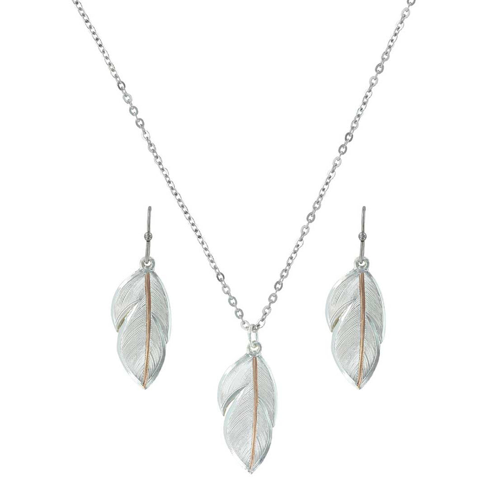 Montana Silversmiths Women's Downy Feather Jewelry Set