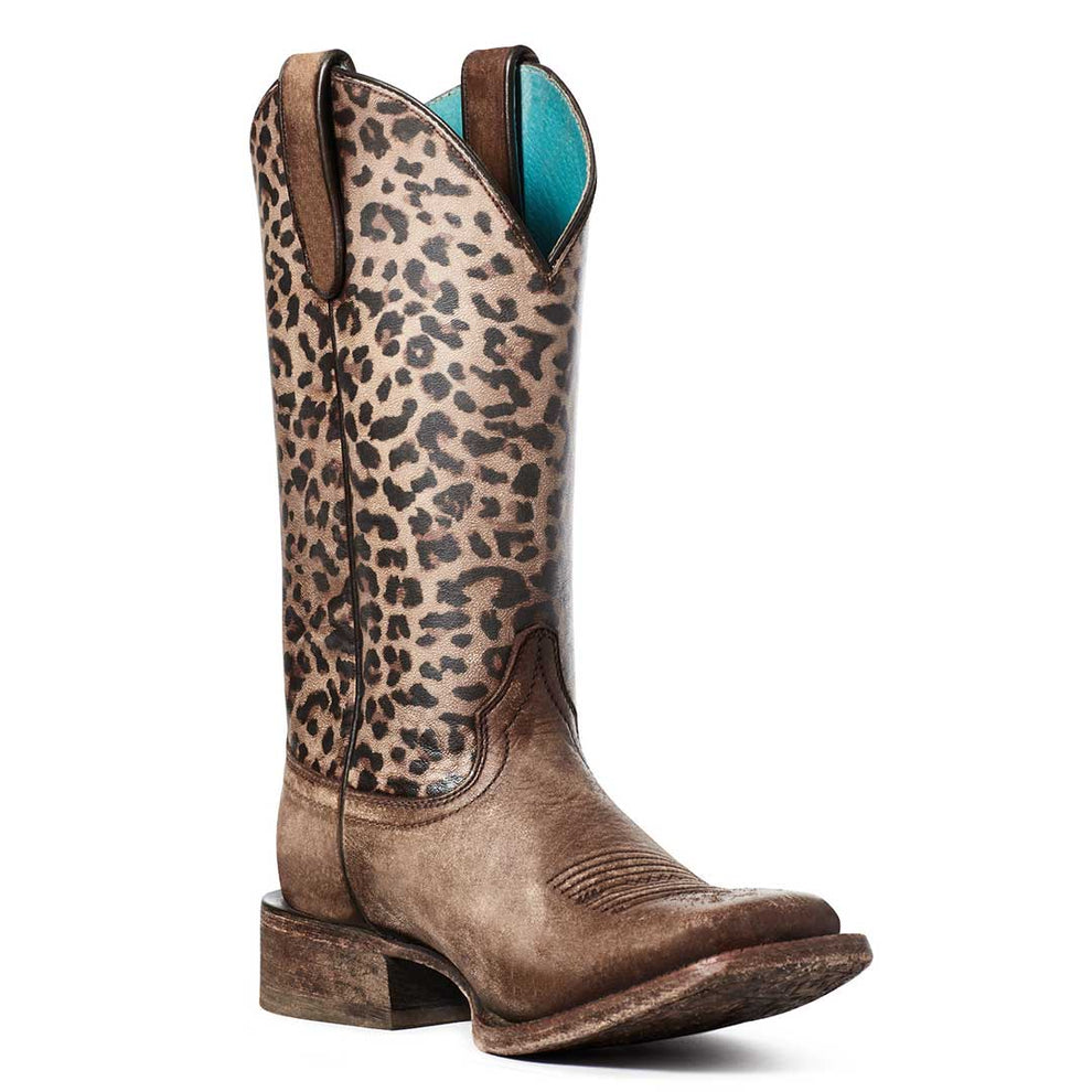 Ariat Women's Circuit Savanna Leopard Print Cowgirl Boots
