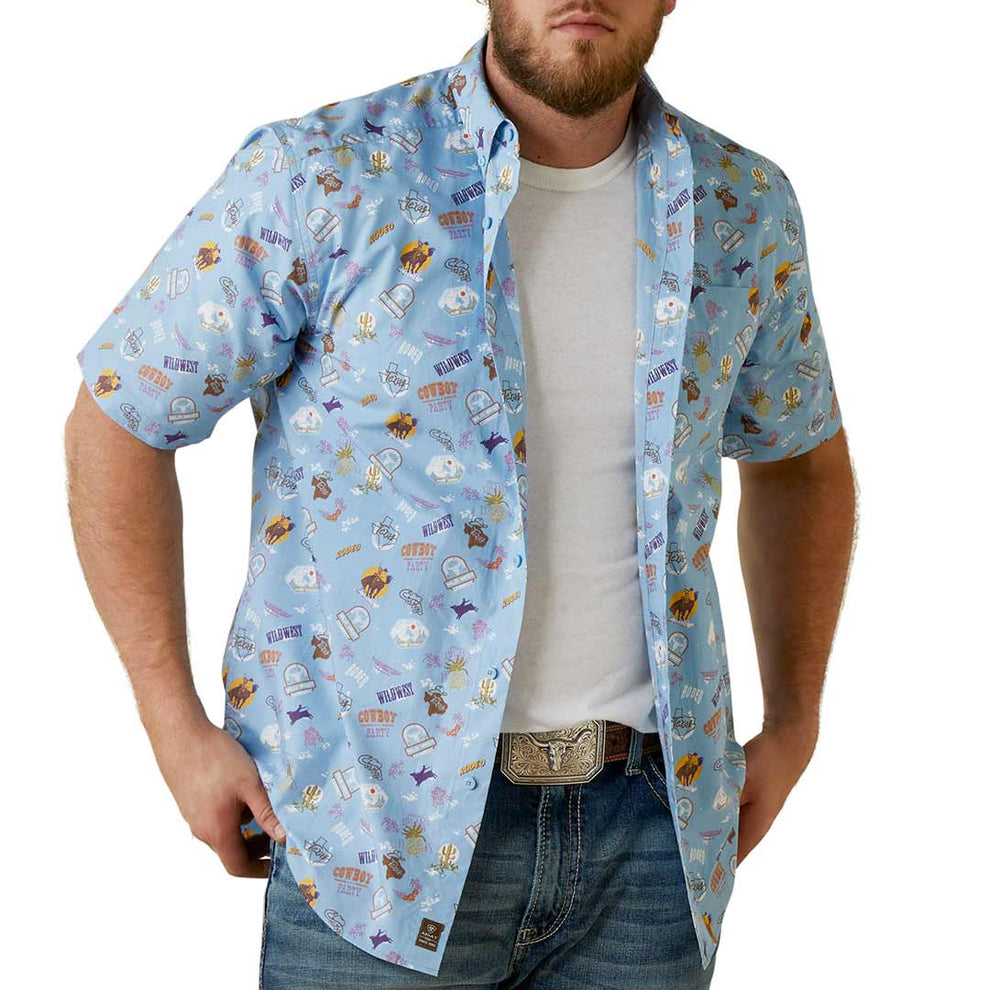 Ariat Men's Mauricio Classic Fit Short Sleeve Button-Down Shirt