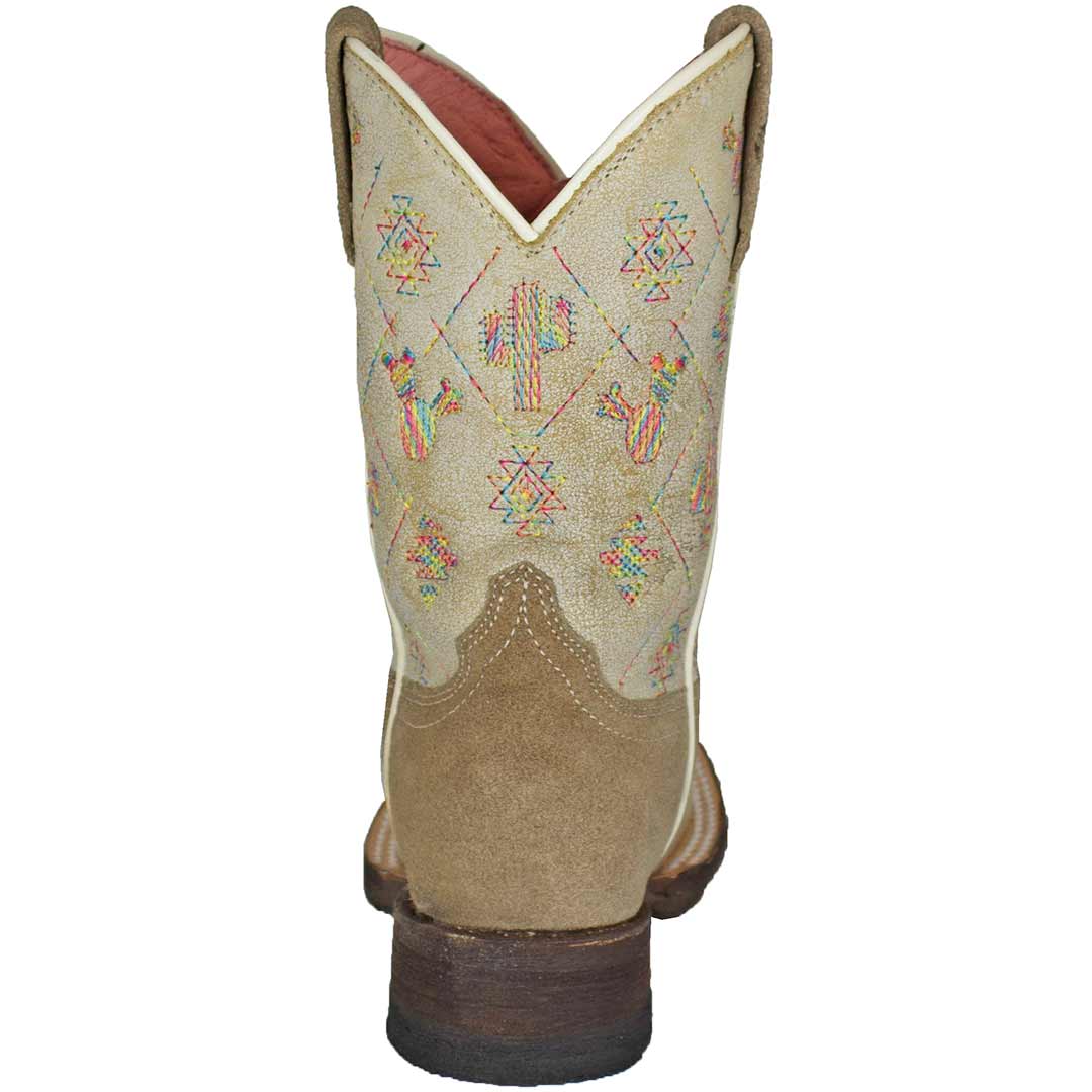 Roper Girls' Cactus Stitched Shaft Cowgirl Boots